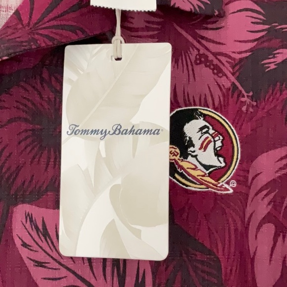 Tommy Bahama FSU Collegiate Bahama Coast Nuevo Fronds Shirt - NWT - Size XL - Picture 5 of 6